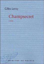 Champsecret - Couverture - Format classique