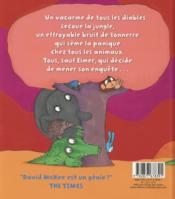 Elmer et le monstre - 4ème de couverture - Format classique