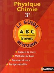 Physique chimie ; revisions