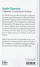 Fragonard, l'invention du bonheur - Sophie Chauveau