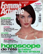 Femme Actuelle N°766 du 31/05/1999 - Couverture - Format classique