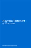Nouveau Testament et psaumes : couverture vinyle bleue  