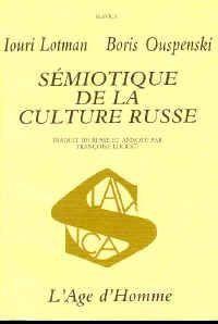 Semiotique De La Culture Russe