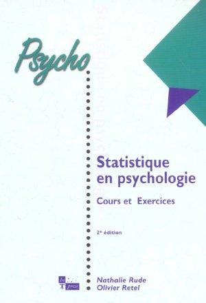 Stastistique en psychologie (2e édition)