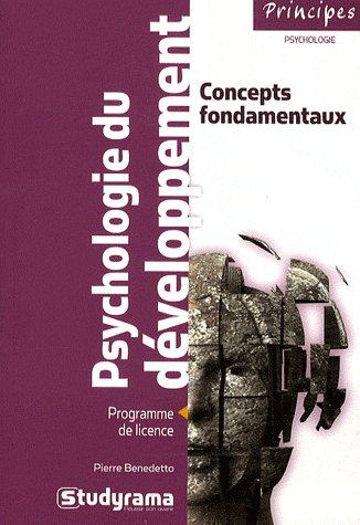 Psychologie du développement ; concepts fondamentaux ; programme de licence