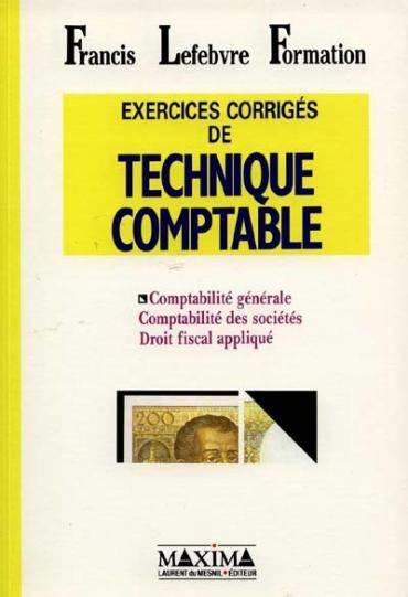 Exercices Corr Technique Comptable