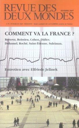 Revue Des Deux Mondes ; Comment Va La France ?