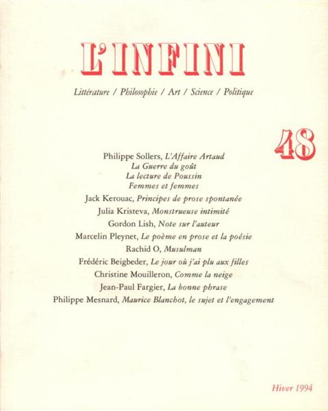 L'infini n48