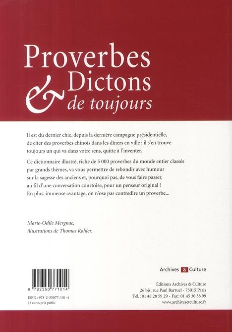 Proverbes et dictons de toujours
