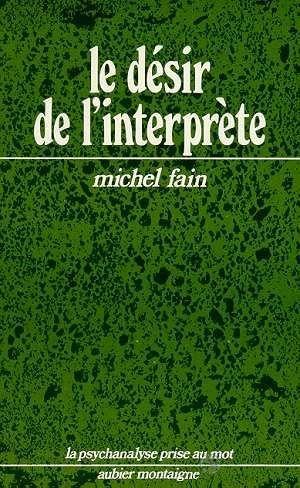 Le desir de l'interprete