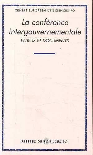La conference intergouvernementale