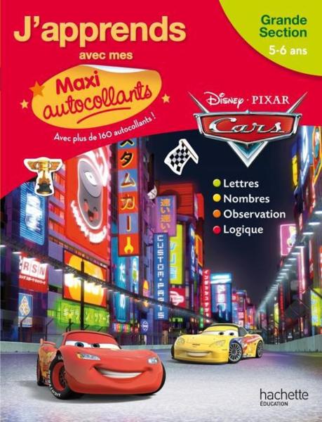 Mes autocollants ; grande section ; Cars