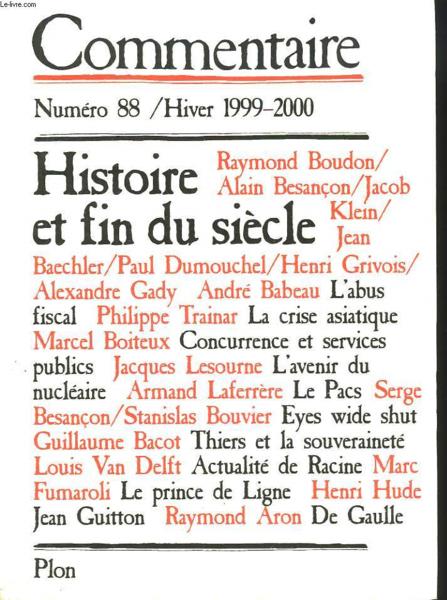 Revue Commentaire N.88