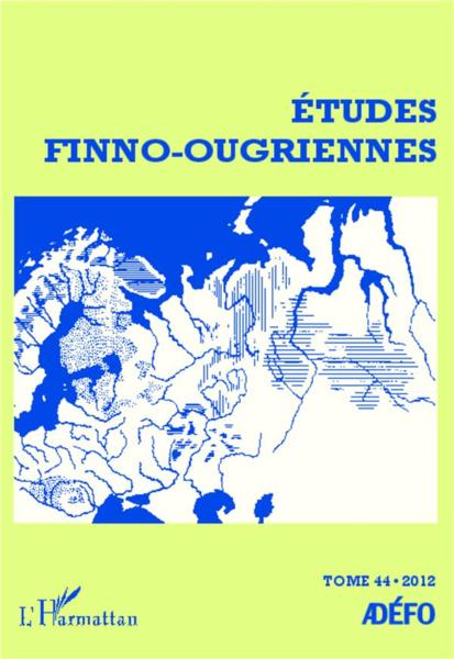 Les langues finno-ougriennes aujourd'hui t.1