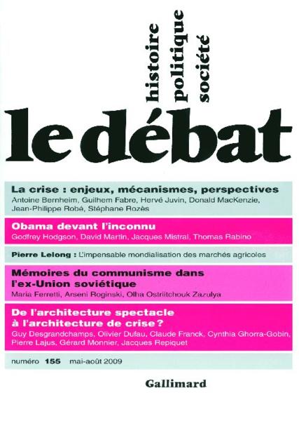 Revue Le Débat N.155