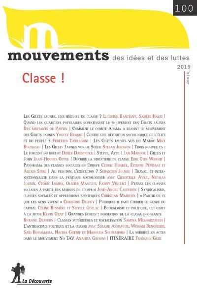 Vente Livre :                                    REVUE MOUVEMENTS n.100 ; classe !
- Revue Mouvements                                     