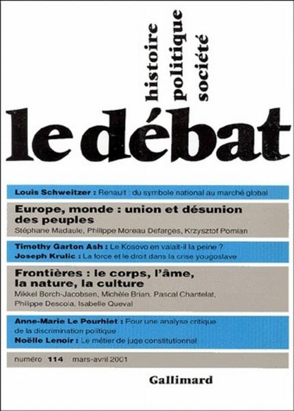 Revue Le Débat N.114
