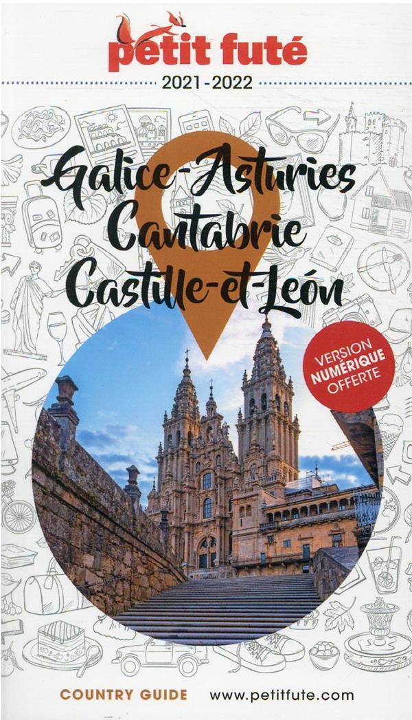 Vente Livre :                                    GUIDE PETIT FUTE ; COUNTRY GUIDE ; Galicie, Asturies, Cantabrie, Castille et Léon (édition 2021/2022)
- Collectif Petit Fute                                     