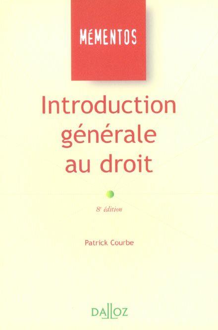 Introduction Generale Au Droit