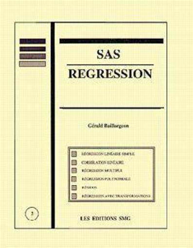 Sas - regression
