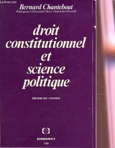 Droit Constitutionnel Et Science Politique