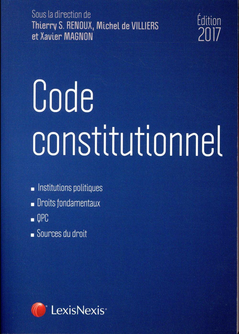 Code constitutionnel (édition 2017)