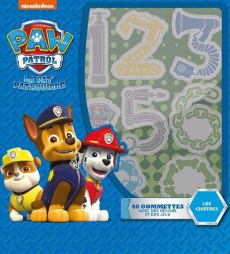 La Pat'Patrouille ; les chiffres ; 40 gommettes