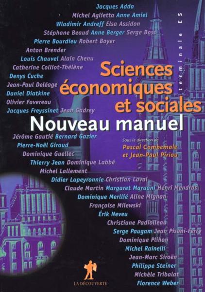Nouveau Manuel De Sciences Economiques Et Sociales Terminale Es