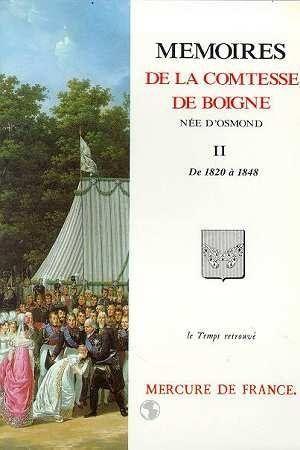 Vente Livre :                                    Mémoires t.2 ; de 1820 à 1848 ; récits d'une tante
- Boigne Comtesse De                                     