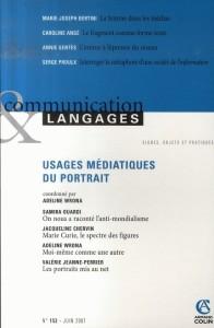 Communication Et Langages N.152 ; Usages Médiatiques Du Portrait