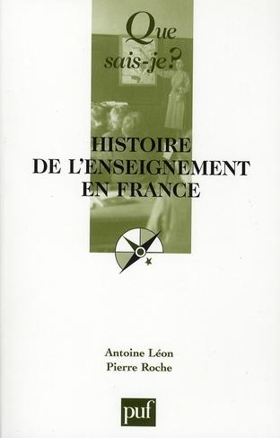 Histoire de l'enseignement en France (12e édition)